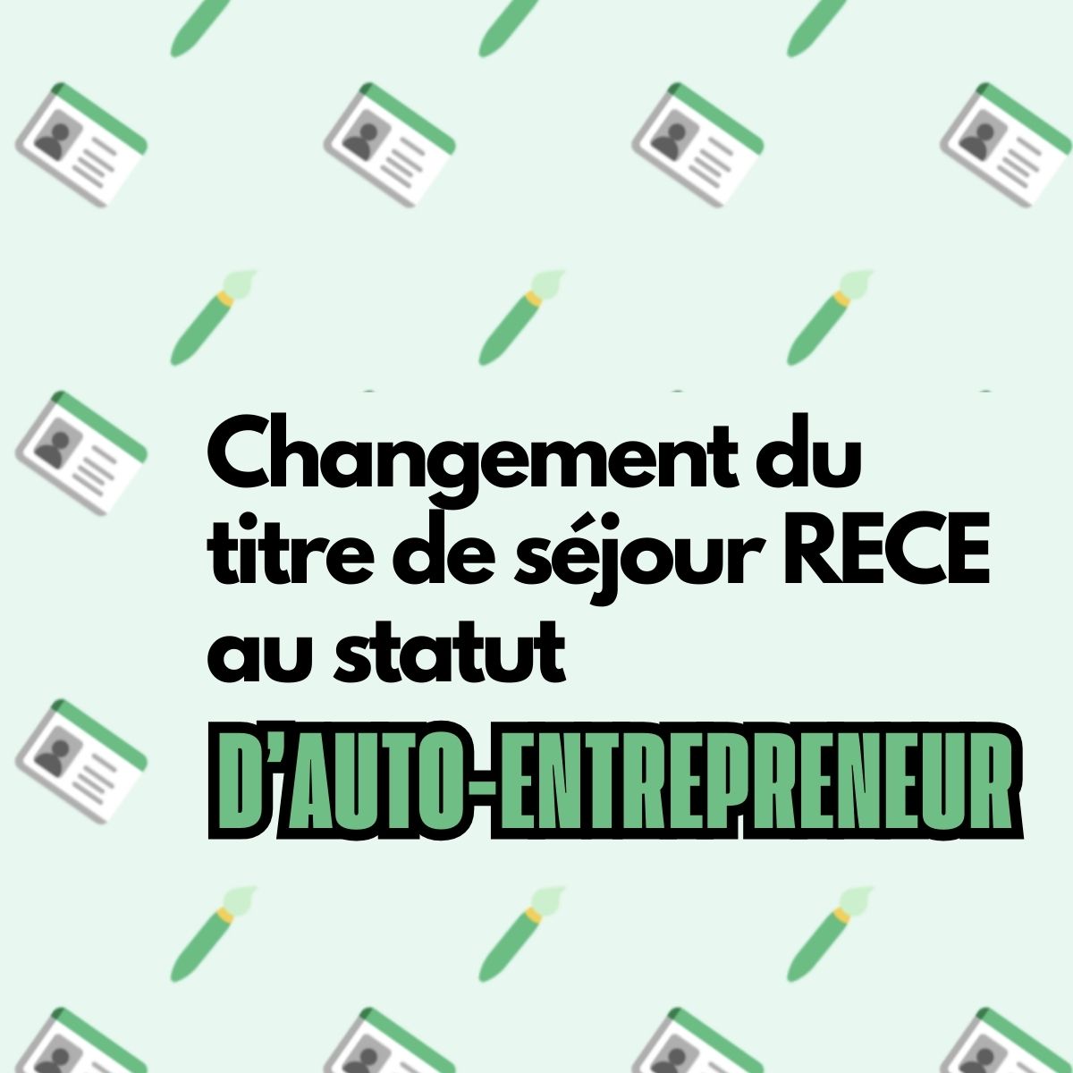 RECE 签证转自由职业 (micro-entrepreneur) 的详细流程与材料清单