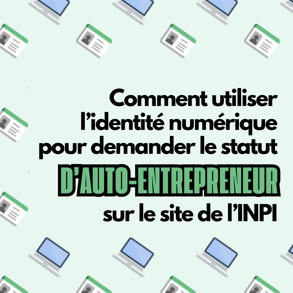 如何使用电子身份在INPI上申请自由职业